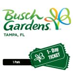 Busch Gardens Tampa One Day Admission