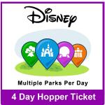 4 Day Hopper Ticket - Disney Florida