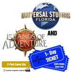 Universal Orlando 1 Day 2 Park Multi-Park Ticket